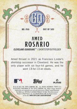 2022 Topps Gypsy Queen #266 Amed Rosario Back