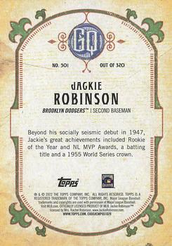 2022 Topps Gypsy Queen #301 Jackie Robinson Back
