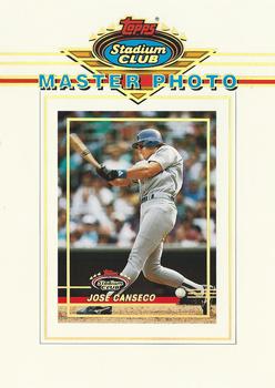 1993 Stadium Club - Master Photos (Series 2) #NNO Jose Canseco Front