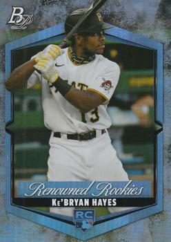 2021 Bowman Platinum - Renowned Rookies #RR-10 Ke'Bryan Hayes Front
