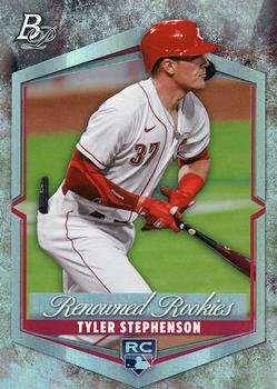 2021 Bowman Platinum - Renowned Rookies #RR-18 Tyler Stephenson Front