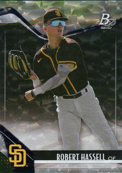 2021 Bowman Platinum - Top Prospects Ice Foil #TOP-32 Robert Hassell Front
