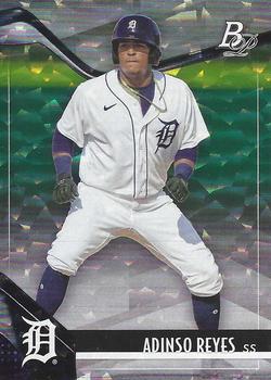 2021 Bowman Platinum - Top Prospects Ice Foil #TOP-43 Adinso Reyes Front