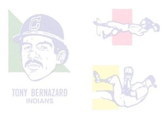 1986 O-Pee-Chee Tattoos - Standard-Sized Panels #NNO Tony Bernazard Back
