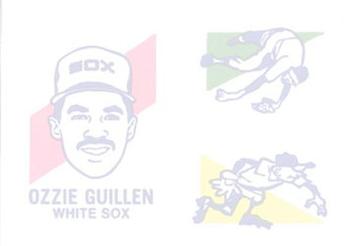 1986 O-Pee-Chee Tattoos - Standard-Sized Panels #NNO Ozzie Guillen Back
