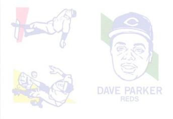 1986 O-Pee-Chee Tattoos - Standard-Sized Panels #NNO Dave Parker Back