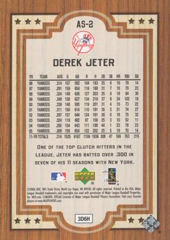 2006 Upper Deck All-Star FanFest #AS-2 Derek Jeter Back