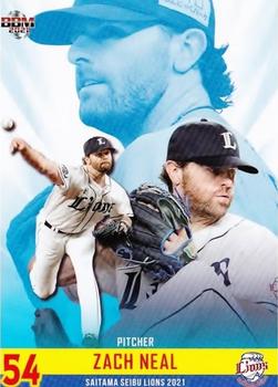 2021 BBM Saitama Seibu Lions Baseball Promotion Card Set #14 Zach Neal Front