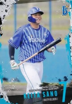 2021 Produce 216 Used Ball Card Series Yokohama DeNA BayStars #RG24 Keita Sano Front