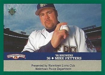 1995 Milwaukee Brewers Police - Watertown Lions Club, Watertown Police Department #NNO Mike Fetters Front