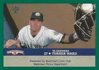 1995 Milwaukee Brewers Police - Watertown Lions Club, Watertown Police Department #NNO Turner Ward Front