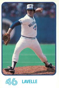 1986 Ault Foods Toronto Blue Jays #NNO Gary Lavelle Front