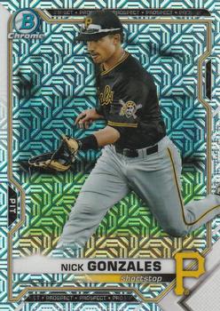 2021 Bowman Chrome - Prospects Mojo Refractor #BCP-224 Nick Gonzales Front