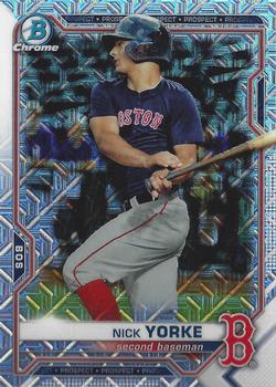 2021 Bowman Chrome - Prospects Mojo Refractor #BCP-243 Nick Yorke Front
