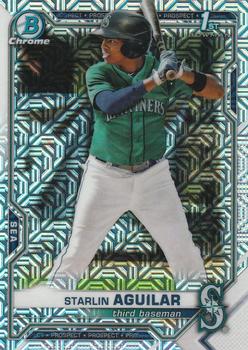 2021 Bowman Chrome - Prospects Mojo Refractor #BCP-249 Starlin Aguilar Front