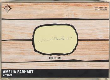 2021 Bowman Transcendent Collection - 1956 Bowman Prototype Baseball Cut Signatures #56CS-AE Amelia Earhart Front