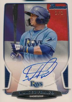 2021 Bowman Transcendent Collection - Wander Franco Through The Years Autographs #WF-13PH Wander Franco Front