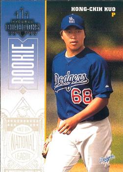 2003 Donruss/Leaf/Playoff (DLP) Rookies & Traded - 2003 Donruss Champions Rookies & Traded #305 Hong-Chih Kuo Front