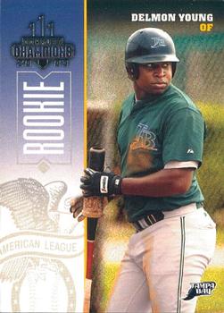 2003 Donruss/Leaf/Playoff (DLP) Rookies & Traded - 2003 Donruss Champions Rookies & Traded #306 Delmon Young Front