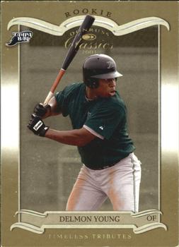2003 Donruss/Leaf/Playoff (DLP) Rookies & Traded - 2003 Donruss Classics Rookies & Traded Timeless Tributes #211 Delmon Young Front