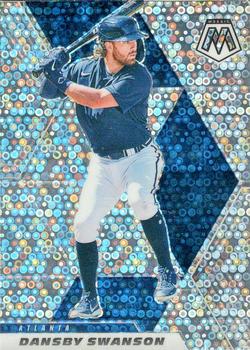 2021 Panini Mosaic - Quick Pitch Silver #23 Dansby Swanson Front