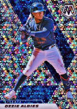 2021 Panini Mosaic - Quick Pitch Silver #64 Ozzie Albies Front