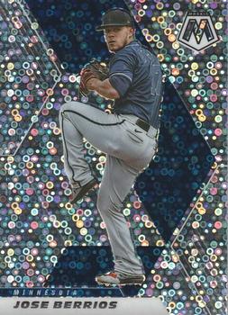 2021 Panini Mosaic - Quick Pitch Silver #184 Jose Berrios Front