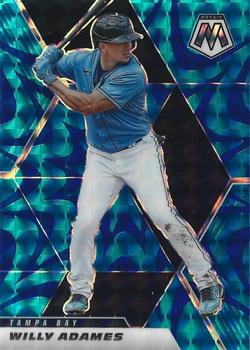2021 Panini Mosaic - Reactive Blue #197 Willy Adames Front