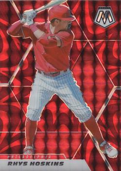 2021 Panini Mosaic - Reactive Red #3 Rhys Hoskins Front