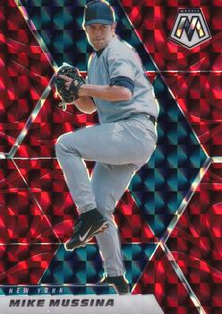 2021 Panini Mosaic - Reactive Red #41 Mike Mussina Front