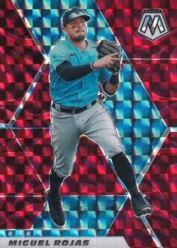 2021 Panini Mosaic - Reactive Red #72 Miguel Rojas Front