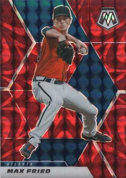 2021 Panini Mosaic - Reactive Red #124 Max Fried Front