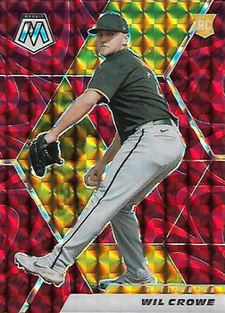 2021 Panini Mosaic - Reactive Red #218 Wil Crowe Front