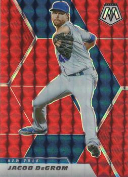 2021 Panini Mosaic - Red #97 Jacob deGrom Front