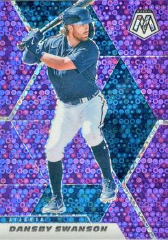 2021 Panini Mosaic - Quick Pitch Purple #23 Dansby Swanson Front