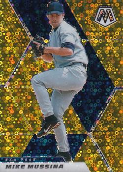 2021 Panini Mosaic - Quick Pitch Gold #41 Mike Mussina Front
