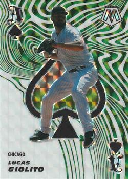 2021 Panini Mosaic - Aces Green #ACE15 Lucas Giolito Front