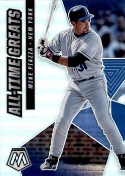 2021 Panini Mosaic - All-Time Greats Silver Prizm #ATG4 Mike Piazza Front