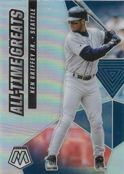 2021 Panini Mosaic - All-Time Greats Silver Prizm #ATG7 Ken Griffey Jr. Front