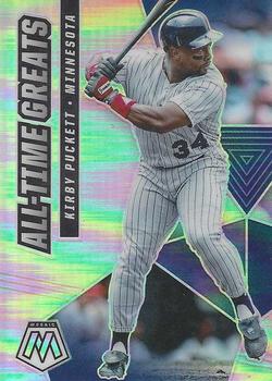 2021 Panini Mosaic - All-Time Greats Silver Prizm #ATG8 Kirby Puckett Front