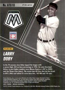 2021 Panini Mosaic - All-Time Greats Silver Prizm #ATG10 Larry Doby Back