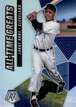 2021 Panini Mosaic - All-Time Greats Silver Prizm #ATG10 Larry Doby Front