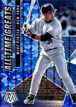 2021 Panini Mosaic - All-Time Greats Blue Camo #ATG4 Mike Piazza Front