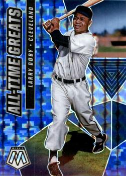 2021 Panini Mosaic - All-Time Greats Blue Camo #ATG10 Larry Doby Front