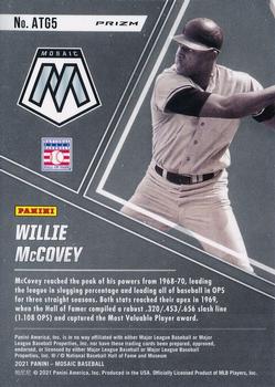 2021 Panini Mosaic - All-Time Greats Green #ATG5 Willie McCovey Back