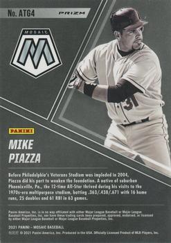 2021 Panini Mosaic - All-Time Greats Quick Pitch Silver #ATG4 Mike Piazza Back