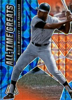 2021 Panini Mosaic - All-Time Greats Reactive Blue #ATG5 Willie McCovey Front