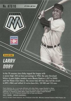 2021 Panini Mosaic - All-Time Greats Reactive Blue #ATG10 Larry Doby Back