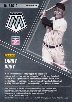 2021 Panini Mosaic - All-Time Greats Reactive Orange #ATG10 Larry Doby Back