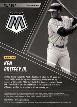 2021 Panini Mosaic - All-Time Greats Reactive Red #ATG7 Ken Griffey Jr. Back